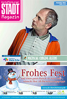 Anzeige im Stadtmagazin Aschaffenburg Dezember 2015 / Zum Vergroessern bitte anklicken